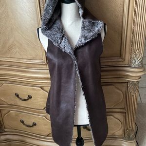 Dylan Faux Fur/Suede Vest